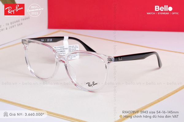  Gọng Kính Ray-Ban RX4378VF 5943 Size 54 chính hãng GIÁ TỐT LIÊN HỆ 0948.74.5959 (Mrs.Hà) 
