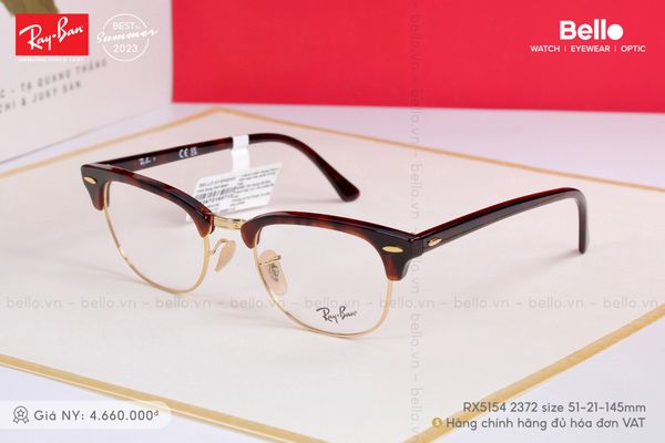  Gọng Kính Ray-Ban RX5154 2372 size 51 chính hãng GIÁ TỐT LIÊN HỆ 0948.74.5959 (Mrs.Hà) 