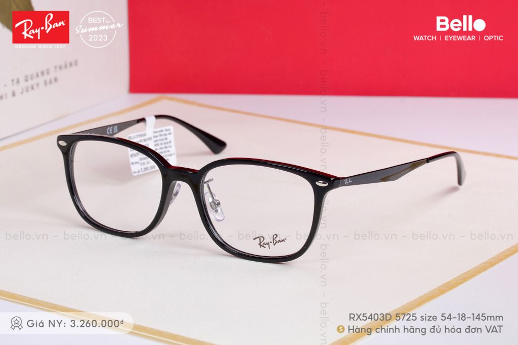  Gọng Kính Ray-Ban RX5403D 5725   Size 54 chính hãng GIÁ TỐT LIÊN HỆ 0948.74.5959 (Mrs.Hà) 