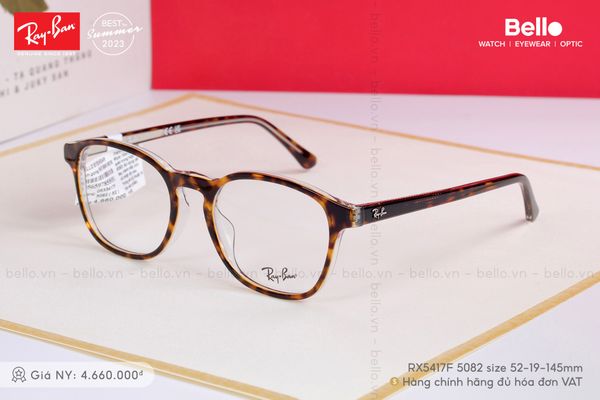  Gọng Kính Ray-Ban RX5417F 5082 Size 52 chính hãng GIÁ TỐT LIÊN HỆ 0948.74.5959 (Mrs.Hà) 