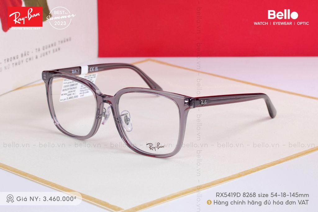  Gọng Kính Ray-Ban RX5419D 8268 chính hãng GIÁ TỐT LIÊN HỆ 0948.74.5959 (Mrs.Hà) 