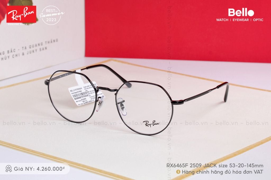  Gọng Kính Ray-Ban RX6465F 2509 size 53 chính hãng GIÁ TỐT LIÊN HỆ 0948.74.5959 (Mrs.Hà) 