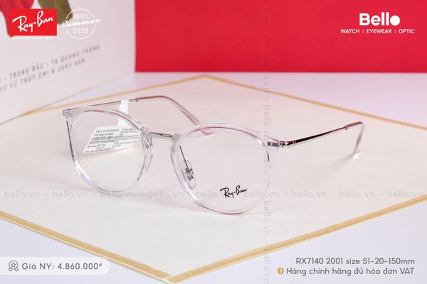 Gọng Kính Ray-Ban RX7140 2001 size 51 chính hãng GIÁ TỐT LIÊN HỆ 0948.74.5959 (Mrs.Hà) 
