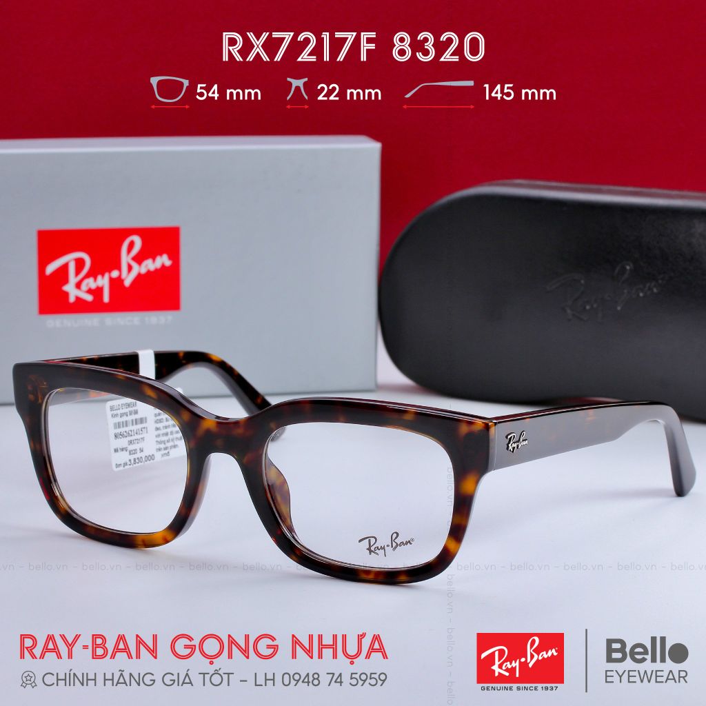  Gọng Kính Ray-Ban RX7217F 8320 chính hãng GIÁ TỐT LIÊN HỆ 0948.74.5959 (Mrs.Hà) 