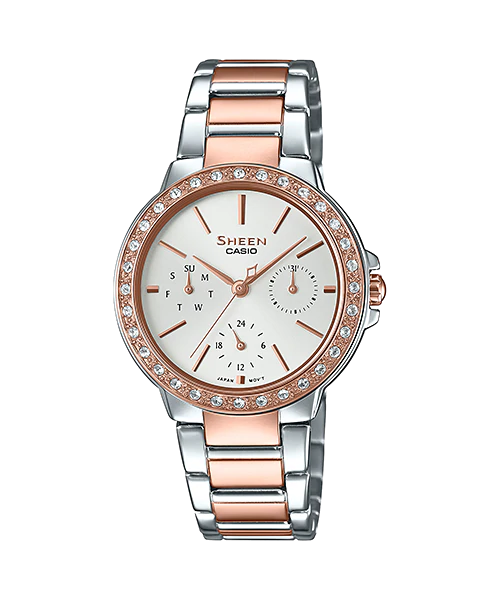  [Subcribe Giảm Thêm 5%] Đồng hồ Casio Sheen SHE-3069SPG-7AUDF - Tem vàng chống giả 