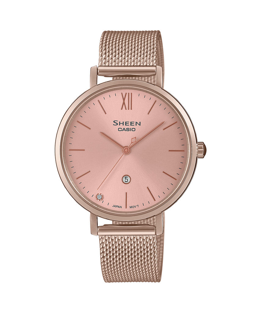  Casio Sheen SHE-4539CM-4AUDF - Uy tín từ 2009, Tem vàng chống giả, Bảo hành 1 năm, Pin miễn phí trọn đời 