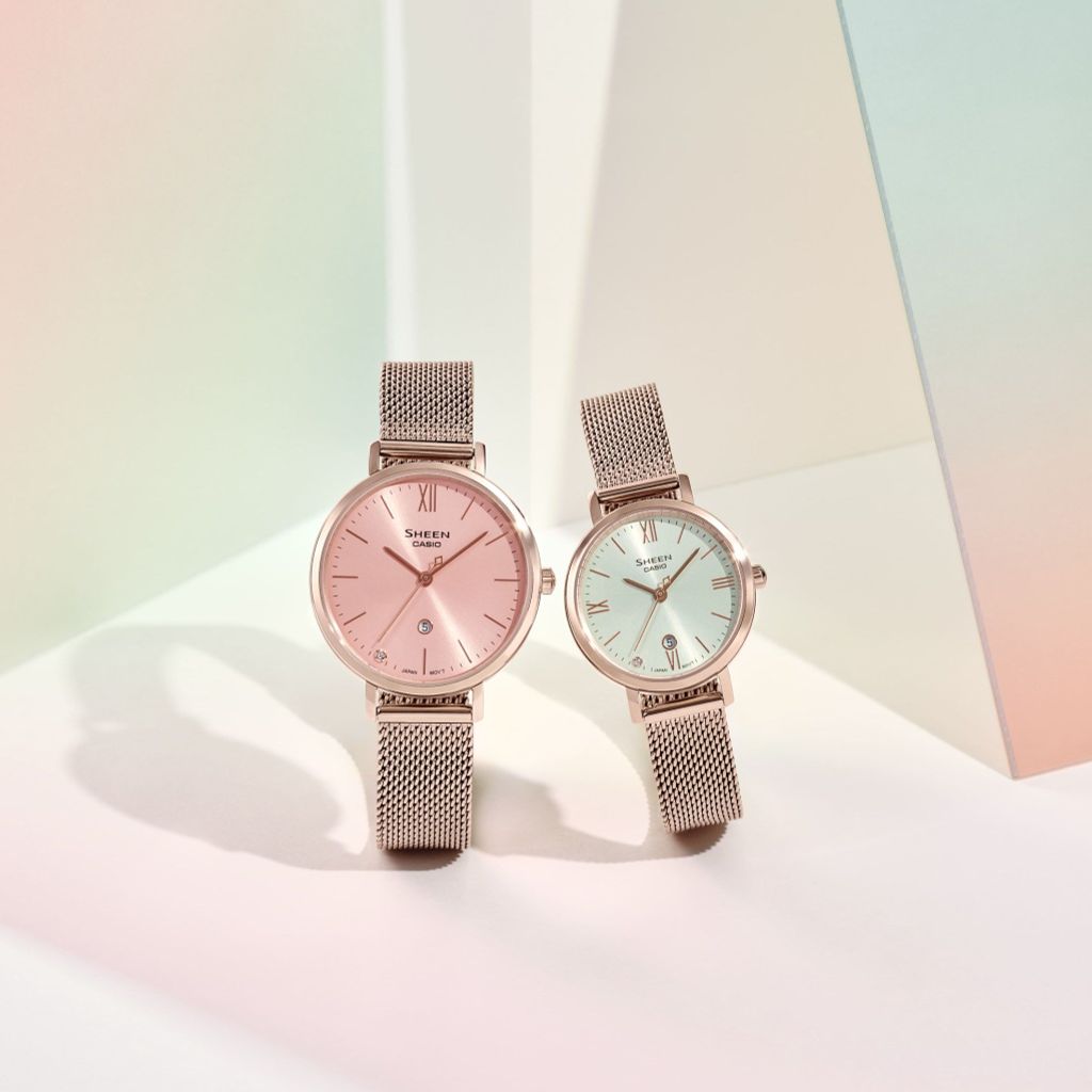  Casio Sheen SHE-4539CM-4AUDF - Uy tín từ 2009, Tem vàng chống giả, Bảo hành 1 năm, Pin miễn phí trọn đời 