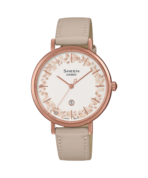  Casio Sheen SHE-4539FPL-7AUDF - Uy tín từ 2009, Tem vàng chống giả, Bảo hành 1 năm, Pin miễn phí trọn đời 