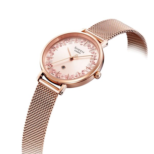  Casio Sheen SHE-4539FPM-4AUDF - Uy tín từ 2009, Tem vàng chống giả, Bảo hành 1 năm, Pin miễn phí trọn đời 