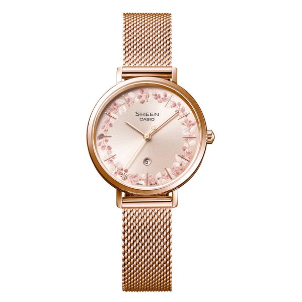  Casio Sheen SHE-4539FPM-4AUDF - Uy tín từ 2009, Tem vàng chống giả, Bảo hành 1 năm, Pin miễn phí trọn đời 