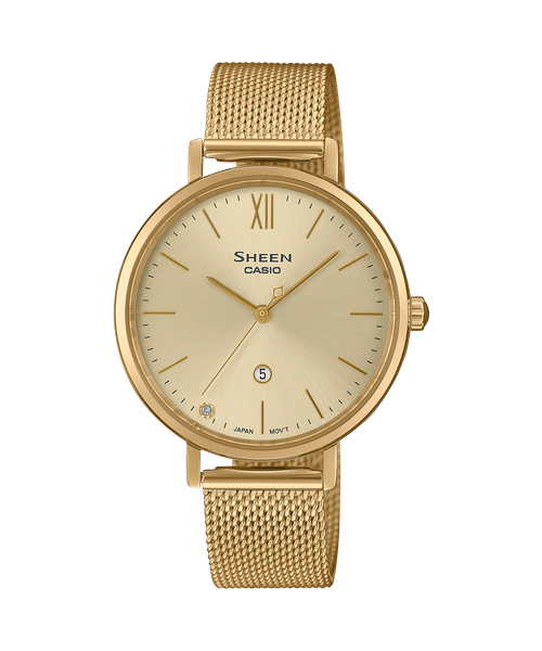  Casio Sheen SHE-4539GM-9AUDF - Uy tín từ 2009, Tem vàng chống giả, Bảo hành 1 năm, Pin miễn phí trọn đời 