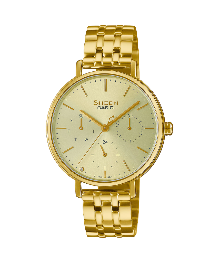  Casio Sheen SHE-4541G-9AUDF - Uy tín từ 2009, Tem vàng chống giả, Bảo hành 1 năm, Pin miễn phí trọn đời 