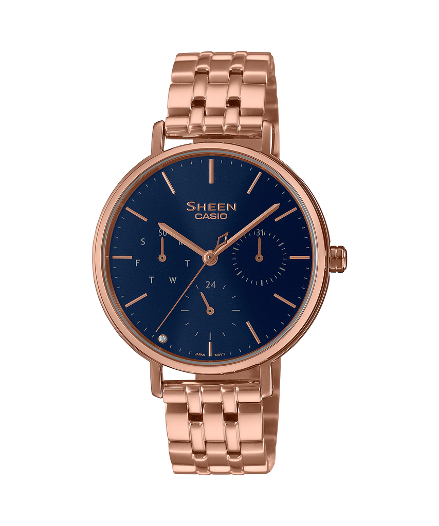  Casio Sheen SHE-4541PG-2AUDF - Uy tín từ 2009, Tem vàng chống giả, Bảo hành 1 năm, Pin miễn phí trọn đời 