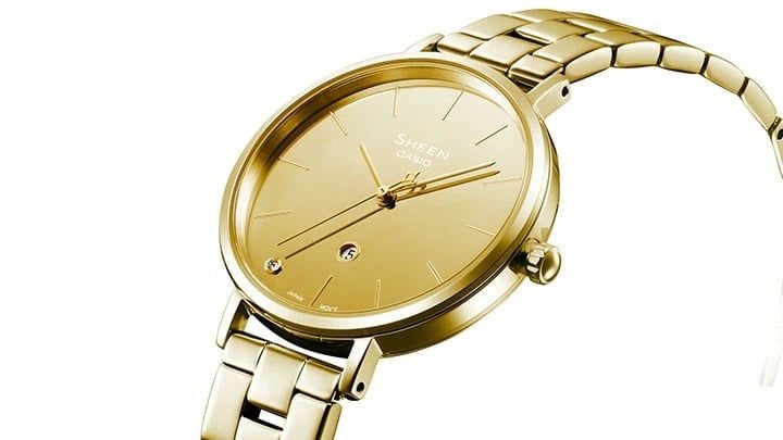  [Subcribe Giảm Thêm 5%] Đồng hồ Casio Sheen SHE-4544G-9AUDF - Tem vàng chống giả 