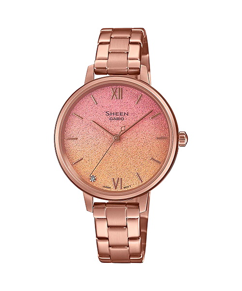  Casio Sheen SHE-4548PG-4AUDF - Uy tín từ 2009, Tem vàng chống giả, Bảo hành 1 năm, Pin miễn phí trọn đời 