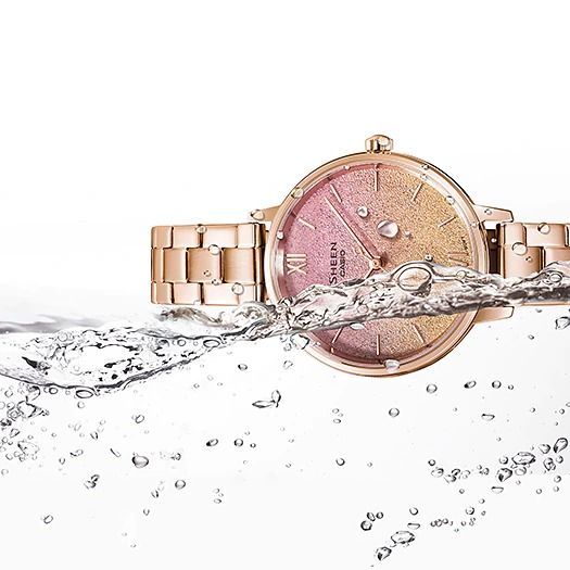  Casio Sheen SHE-4548PG-4AUDF - Uy tín từ 2009, Tem vàng chống giả, Bảo hành 1 năm, Pin miễn phí trọn đời 
