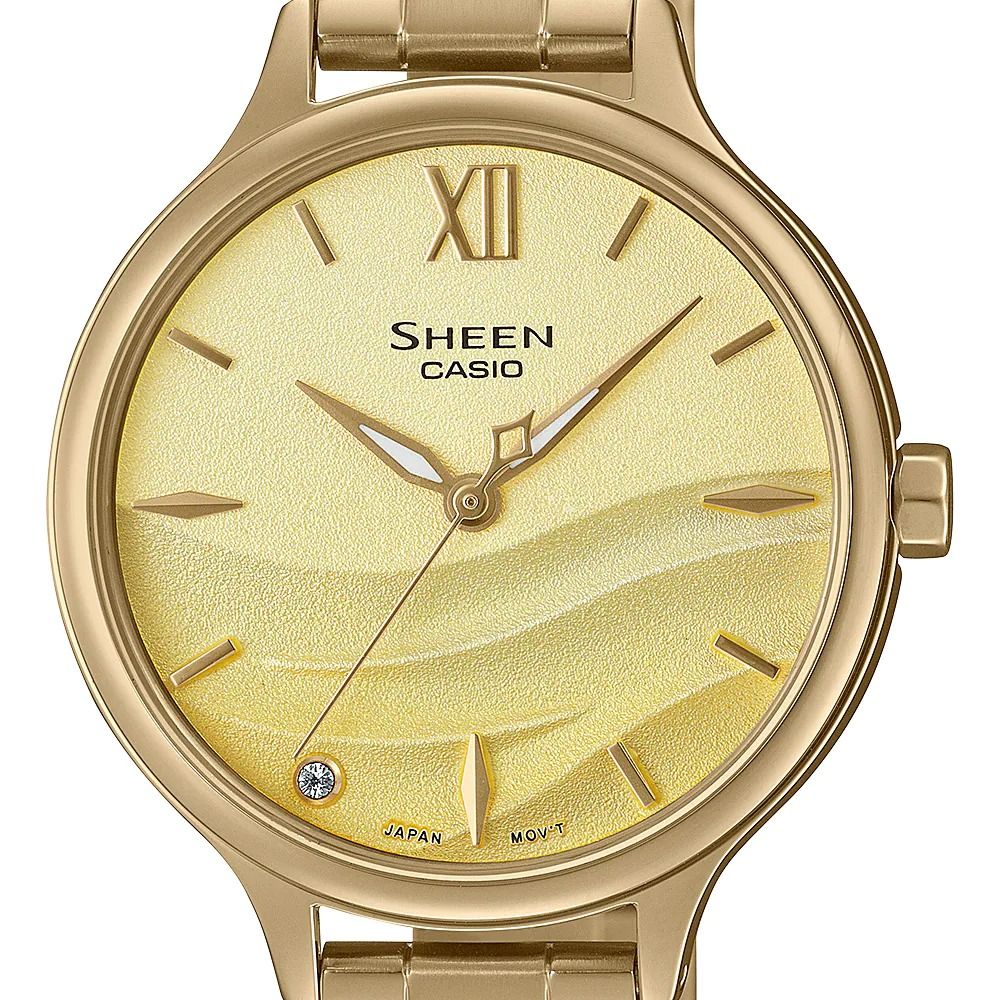  [Subcribe Giảm Thêm 5%] Đồng hồ Casio Sheen SHE-4550G-9AUDF - Tem vàng chống giả 