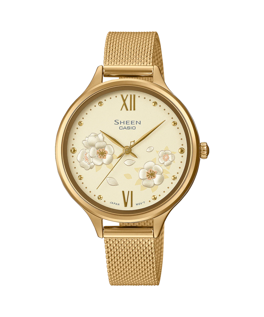 Casio Sheen SHE-4551GM-9A - Uy tín từ 2009, Tem vàng chống giả, Bảo hành 1 năm, Pin miễn phí trọn đời 