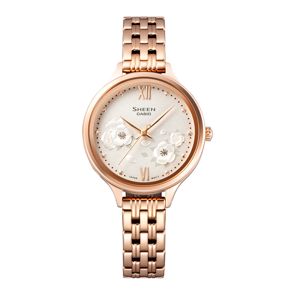  Casio Sheen SHE-4551PG-7A - Uy tín từ 2009, Tem vàng chống giả, Bảo hành 1 năm, Pin miễn phí trọn đời 