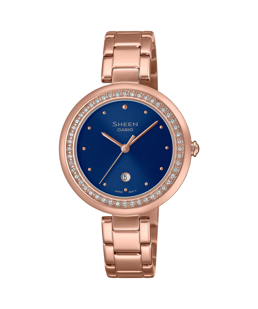  Casio Sheen SHE-4556PG-2AUDF - Uy tín từ 2009, Tem vàng chống giả, Bảo hành 1 năm, Pin miễn phí trọn đời 