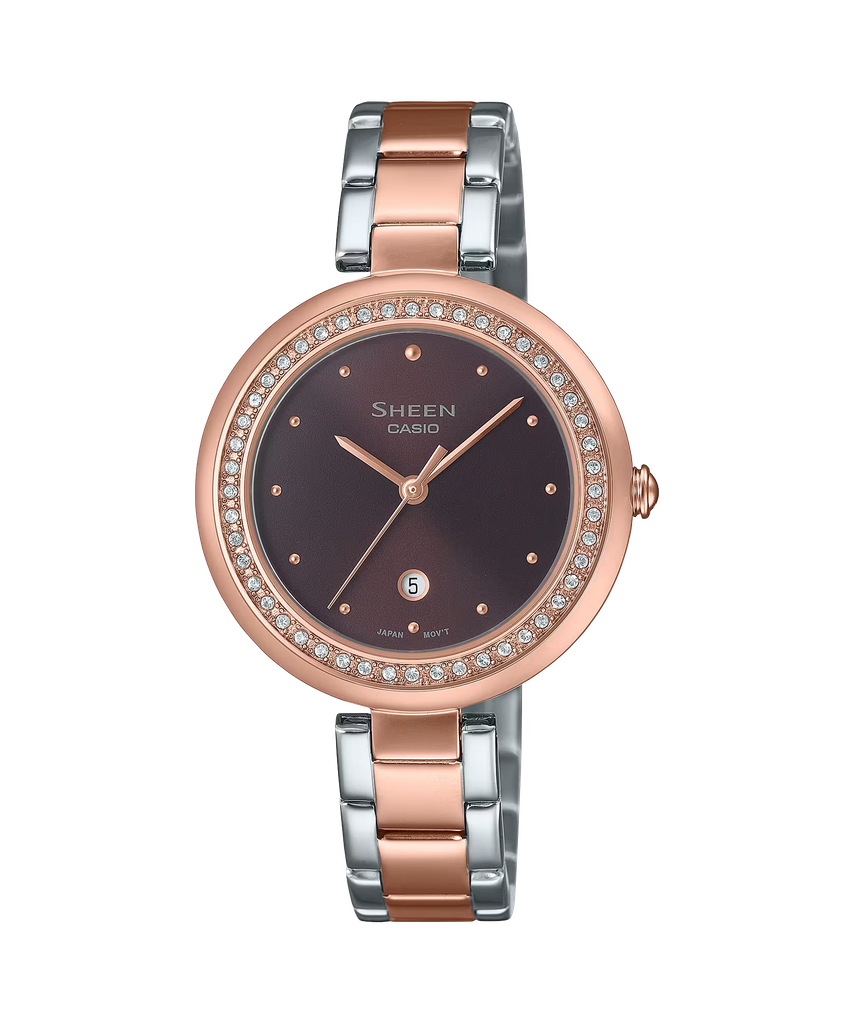  Casio Sheen SHE-4556SPG-5AUDF - Uy tín từ 2009, Tem vàng chống giả, Bảo hành 1 năm, Pin miễn phí trọn đời 