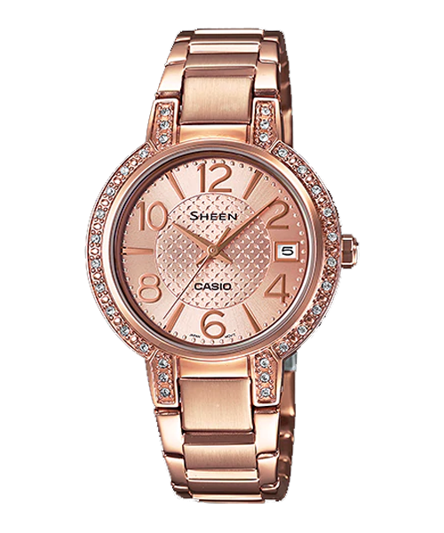  Casio Sheen SHE-4804PG-9AUDR - Uy tín từ 2009, Tem vàng chống giả, Bảo hành 1 năm, Pin miễn phí trọn đời 