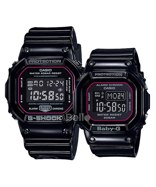  [LIMITED] Casio G-Shock Đôi SLV-18B-1 - Uy tín từ 2009, Tem vàng chống giả, Bảo hành 5 năm, Pin miễn phí trọn đời 