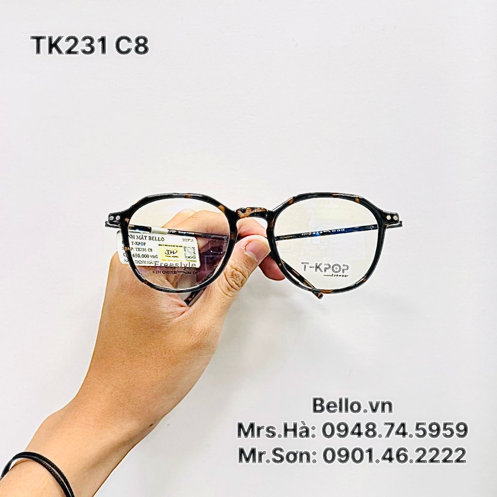  Gọng Kính T-KPOP TK231 chính hãng GIÁ TỐT LIÊN HỆ 0948.74.5959 (Mrs.Hà) 