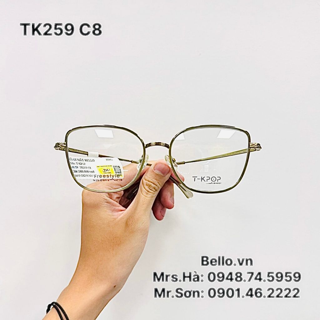  Gọng Kính T-KPOP TK259 chính hãng GIÁ TỐT LIÊN HỆ 0948.74.5959 (Mrs.Hà) 