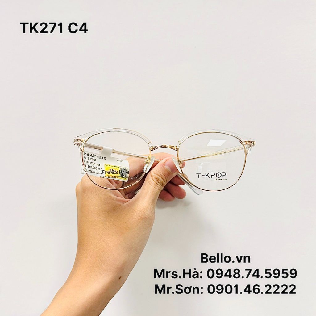  Gọng Kính T-KPOP TK271 chính hãng GIÁ TỐT LIÊN HỆ 0948.74.5959 (Mrs.Hà) 