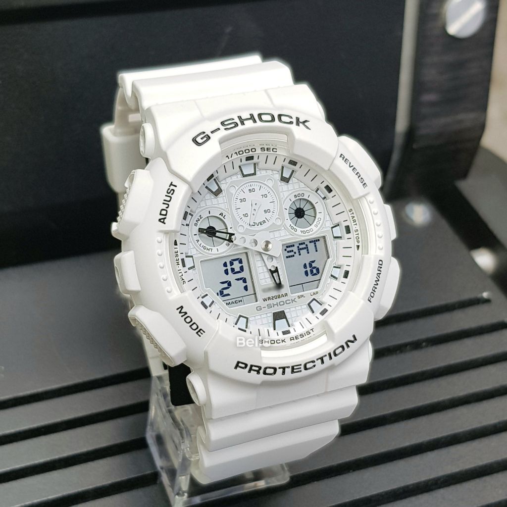  [Pin Miễn Phí Trọn Đời] GA-100MW-7A - Đồng hồ G-Shock Nam - Tem Vàng Chống Giả 