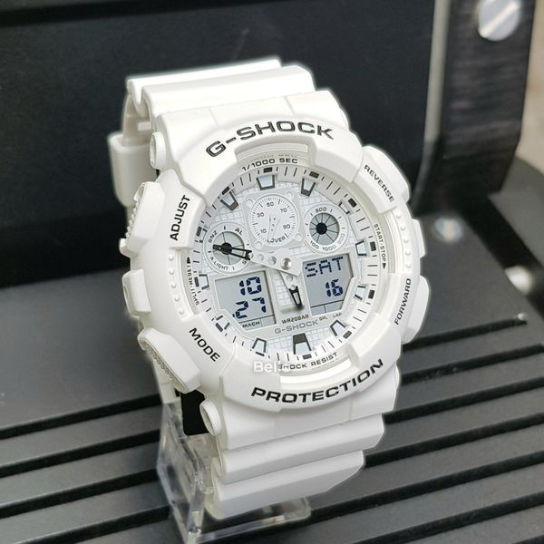  Casio G-Shock GA-100MW-7A - Uy tín từ 2009, Tem vàng chống giả, Bảo hành 5 năm, Pin miễn phí trọn đời 
