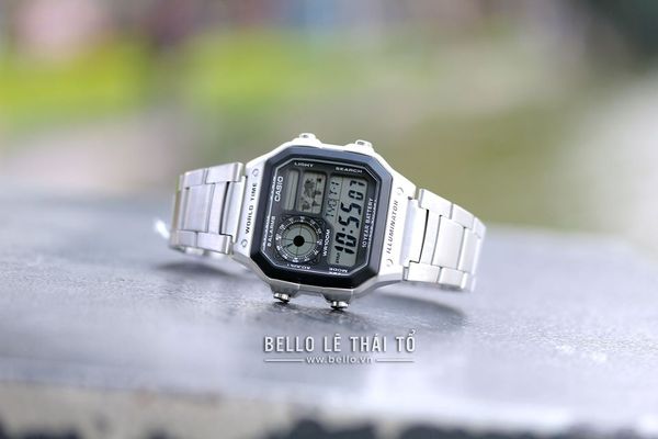  Casio AE-1200WHD-1AVDF - Uy tín từ 2009, Tem vàng chống giả, Bảo hành 1 năm, Pin miễn phí trọn đời 