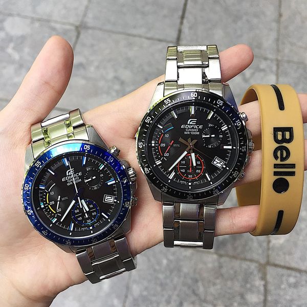  Casio Edifice EFV-540D-1AVUDF - Uy tín từ 2009, Tem vàng chống giả, Bảo hành 1 năm, Pin miễn phí trọn đời 