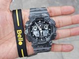  [Pin Miễn Phí Trọn Đời] GA-100CM-8A - Đồng hồ G-Shock Nam - Tem Vàng Chống Giả 