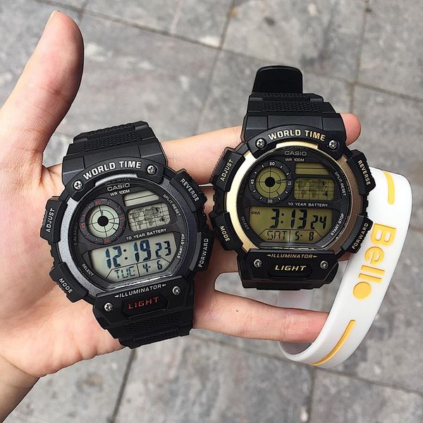  Casio AE-1400WH-1AVDF - Uy tín từ 2009, Tem vàng chống giả, Bảo hành 1 năm, Pin miễn phí trọn đời 