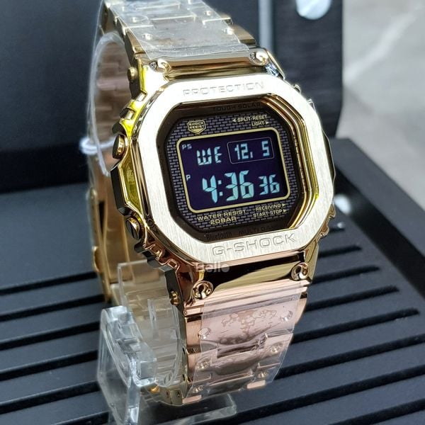  Casio G-Shock GMW-B5000GD-9DR - Uy tín từ 2009, Tem vàng chống giả, Bảo hành 5 năm, Pin miễn phí trọn đời 