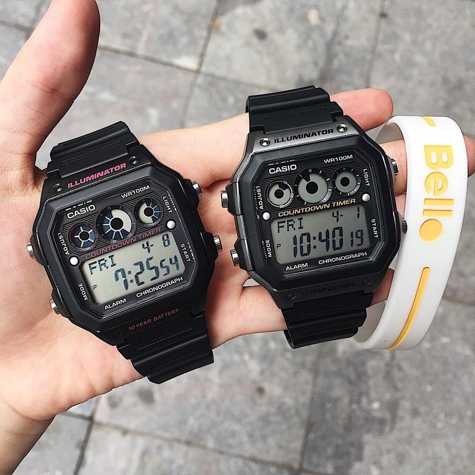  Casio AE-1300WH-1A2VDF - Uy tín từ 2009, Tem vàng chống giả, Bảo hành 1 năm, Pin miễn phí trọn đời 