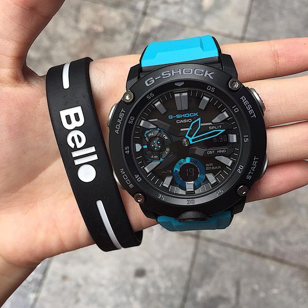  Casio G-Shock GA-2000-1A2 - Uy tín từ 2009, Tem vàng chống giả, Bảo hành 5 năm, Pin miễn phí trọn đời 