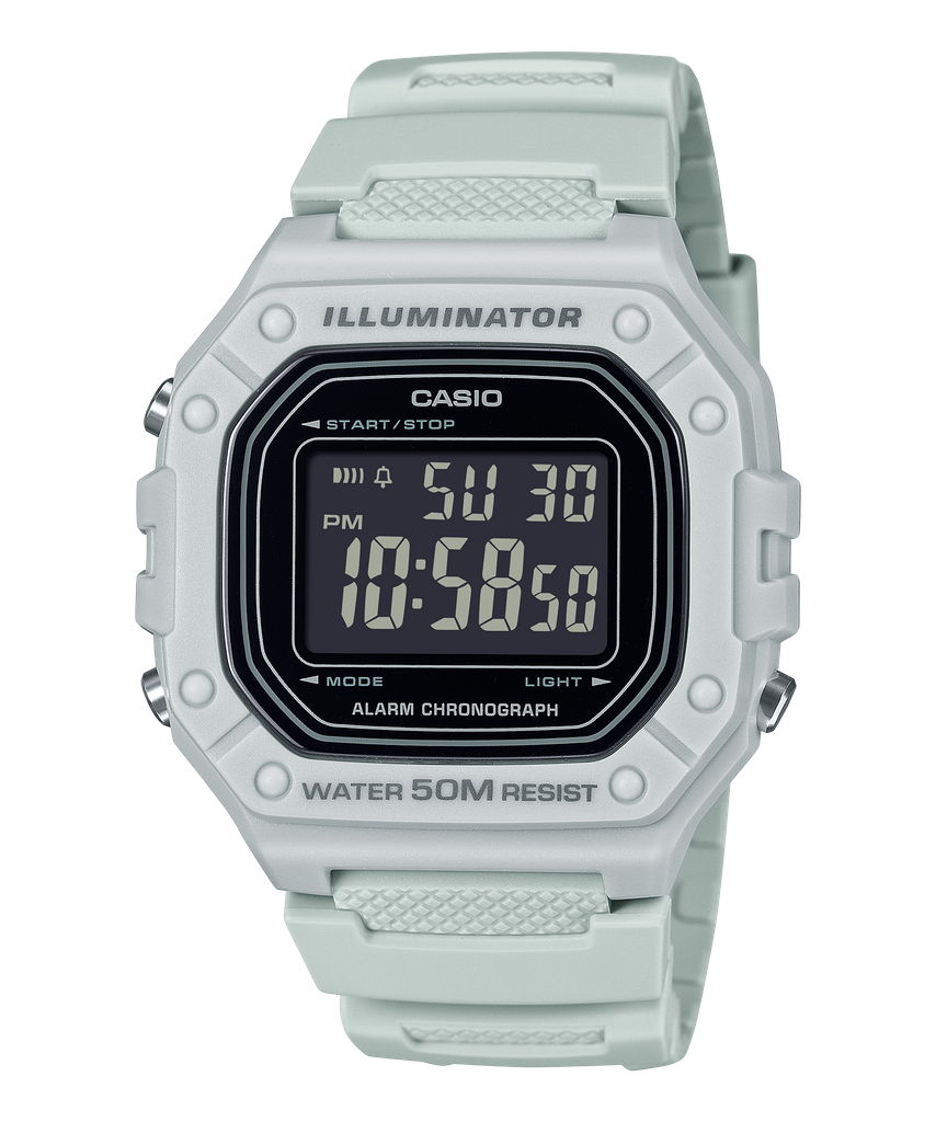  Casio W-218H-8B - Uy tín từ 2009, Tem vàng chống giả, Bảo hành 1 năm, Pin miễn phí trọn đời 