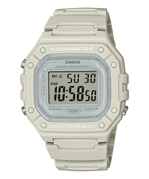  Casio W-218HC-8AVDF - Uy tín từ 2009, Tem vàng chống giả, Bảo hành 1 năm, Pin miễn phí trọn đời 