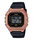  Casio W-218HM-5BVDF - Uy tín từ 2009, Tem vàng chống giả, Bảo hành 1 năm, Pin miễn phí trọn đời 