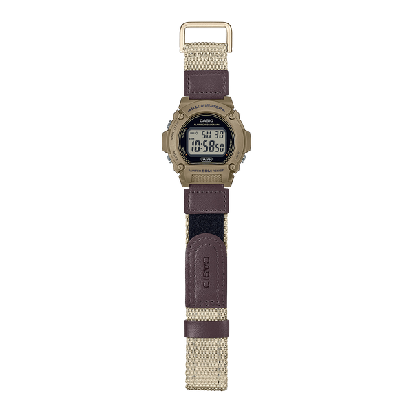  Casio W-219HB-5A - Uy tín từ 2009, Tem vàng chống giả, Bảo hành 1 năm, Pin miễn phí trọn đời 