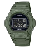  Casio W-219HC-3B - Uy tín từ 2009, Tem vàng chống giả, Bảo hành 1 năm, Pin miễn phí trọn đời 