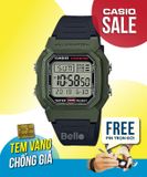  [Pin Miễn Phí Trọn Đời] W-800HM-3AVDF - Đồng hồ Casio - Tem vàng chống giả 