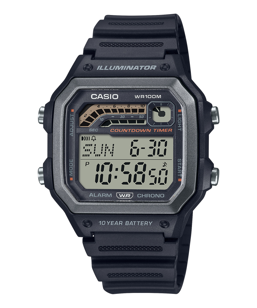  Casio WS-1600H-1A - Uy tín từ 2009, Tem vàng chống giả, Bảo hành 1 năm, Pin miễn phí trọn đời 