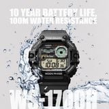  Casio WS-1700H-1A - Uy tín từ 2009, Tem vàng chống giả, Bảo hành 1 năm, Pin miễn phí trọn đời 