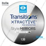  Essilor Transitions XTRActive New Generation Tráng Gương Bạc 