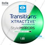  Essilor Transitions XTRActive New Generation Tráng Gương Xanh Lá 