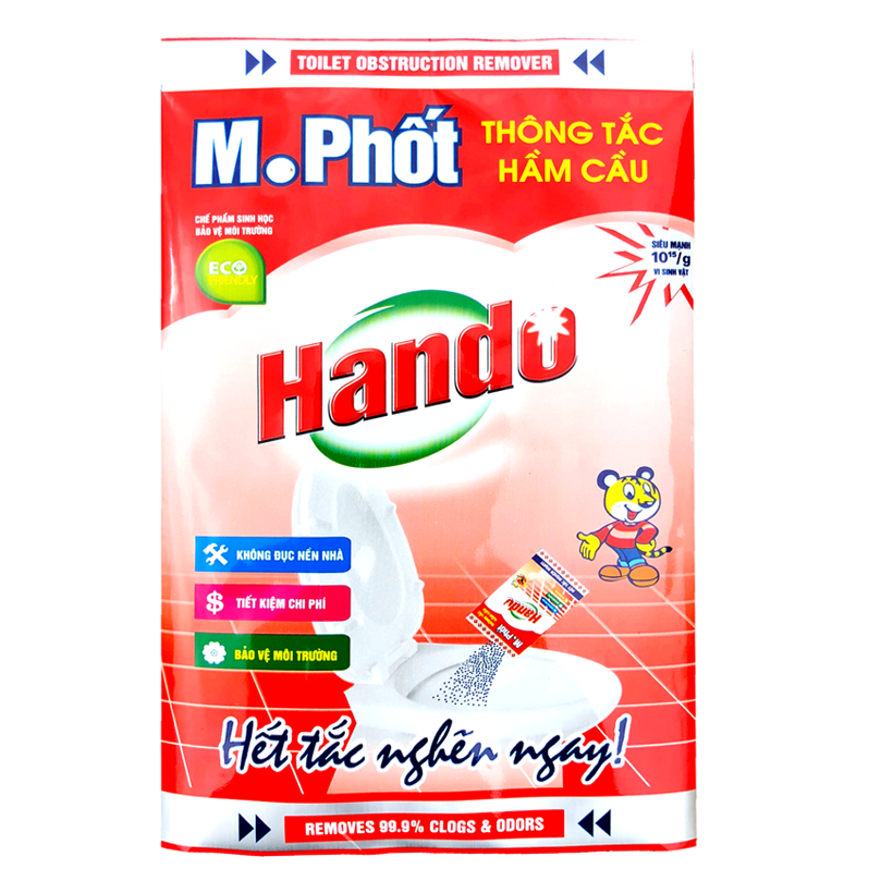 Gói thông tắc hầm cầu M.phốt bột 215gr